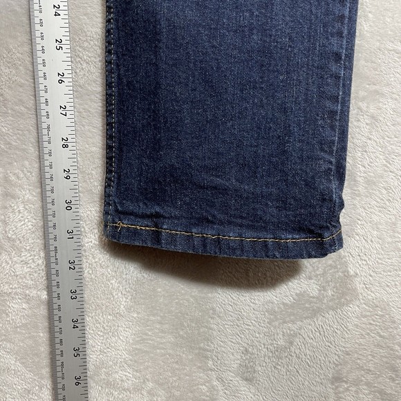 Levi's 514 Regular Fit Straight Leg Denim Jeans Mens 32x32 Modern Low Rise Dark - Picture 7 of 10